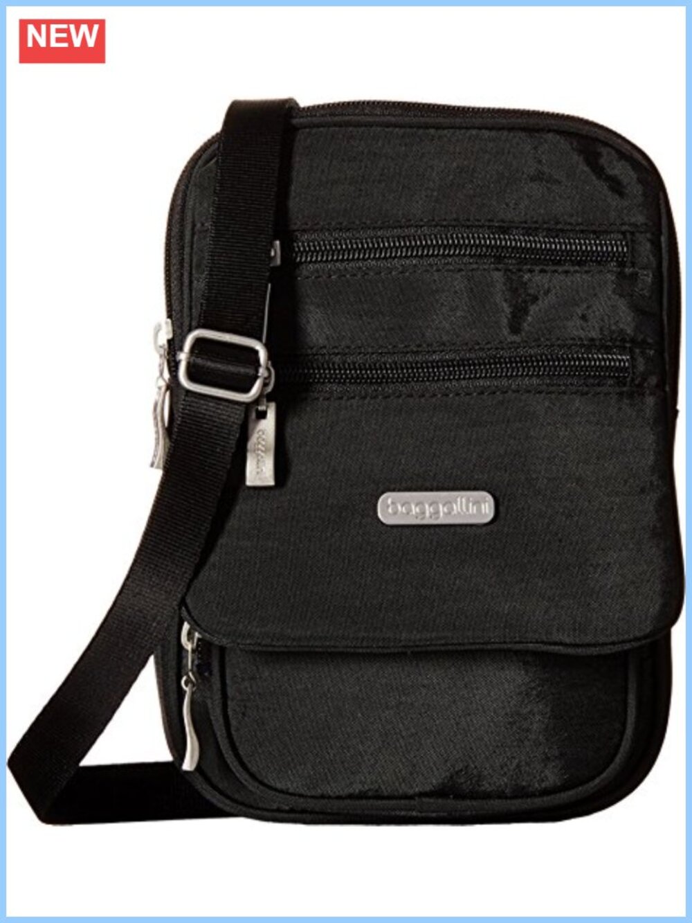 Baggallini Journey Crossbody Bag RFID Lightweight Nylon Women's Small